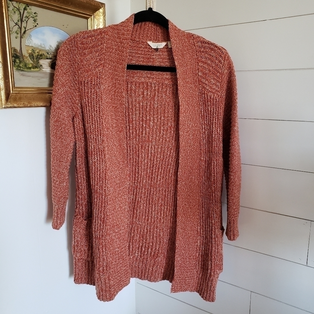 Lucky Brand quarter sleeve cardigan XS